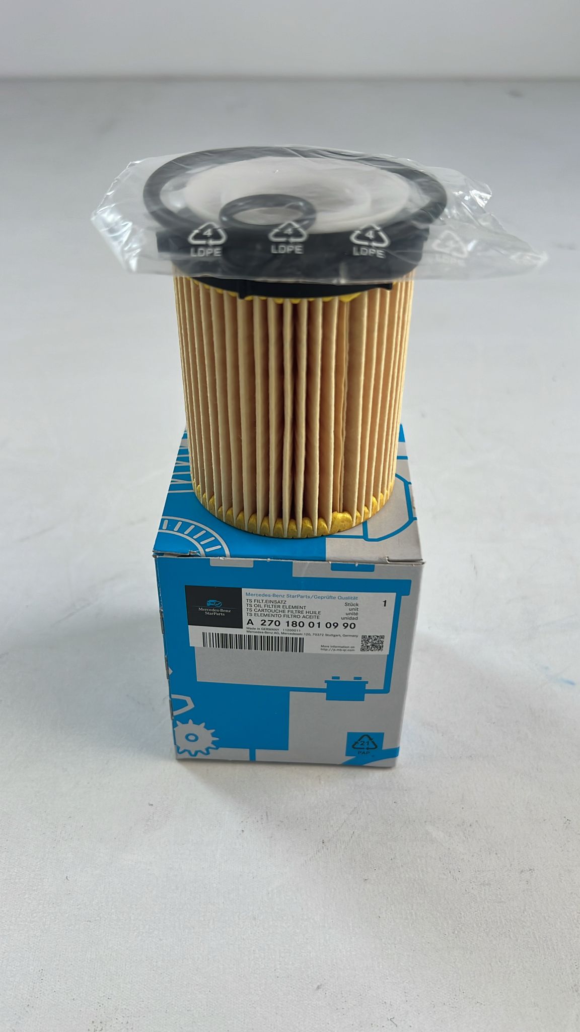 Filtro olio - A2701800109 90