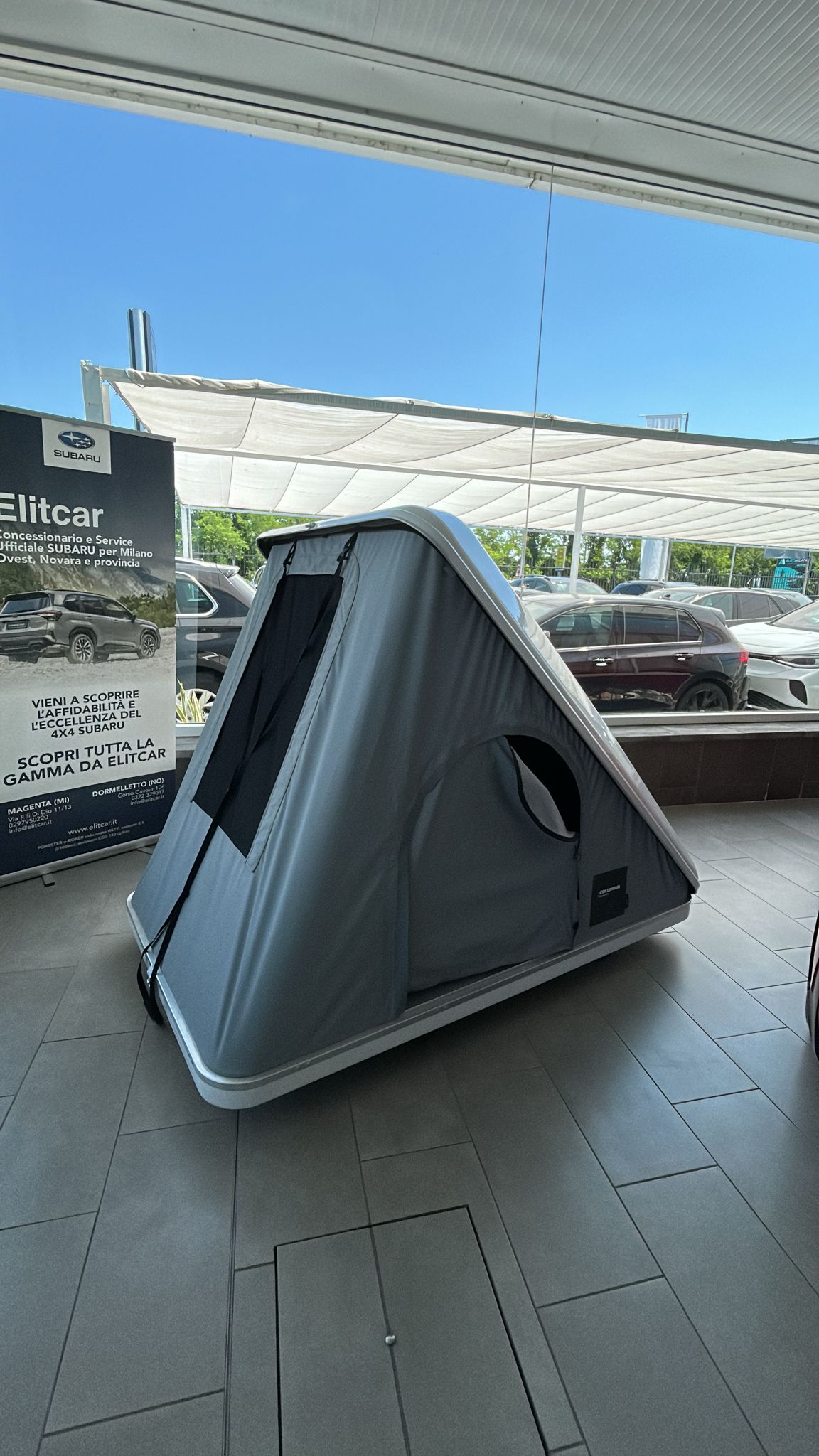 Tenda tetto Colombus Classic Small White